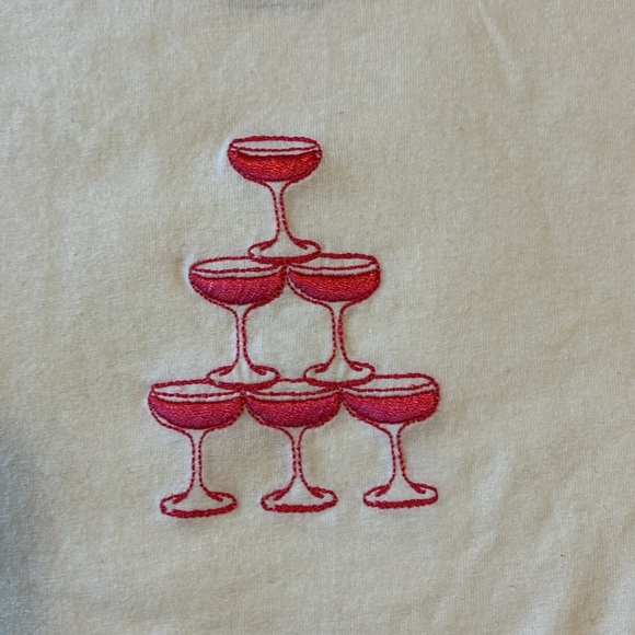 Champagne Tower Baby Tee - Picture 2 of 4